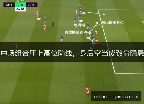 中场组合压上高位防线，身后空当成致命隐患